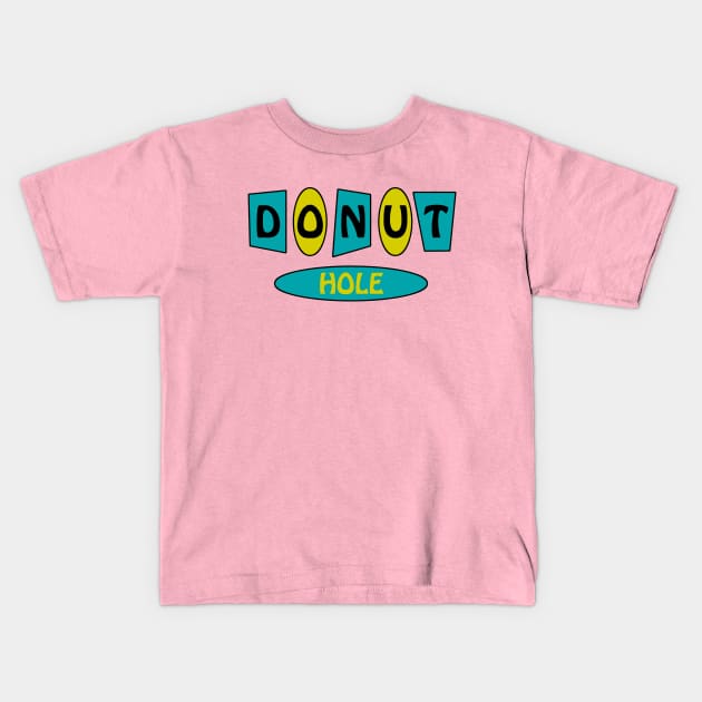 Donut Hole Kids T-Shirt by Screen Break
